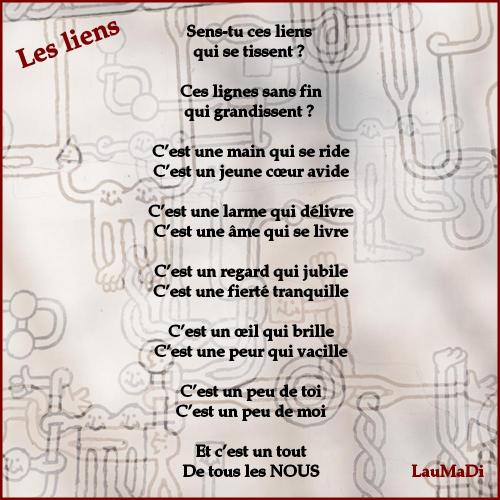 Les liens poesie laumadi laurence marion diaz